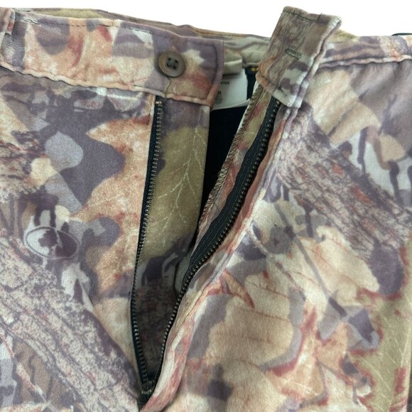 Woolrich Mossy Oak Pants Men M Camo Hunting Saddlecloth Cargo Waist Straps - Picture 5 of 13
